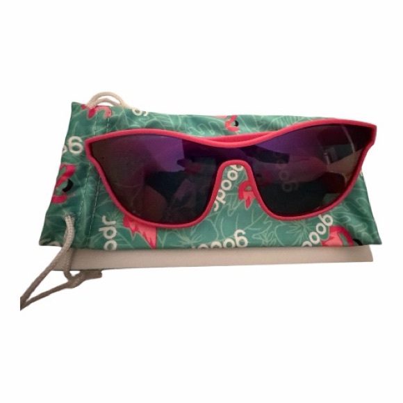 Vibrant Pink Reflective Sunglasses